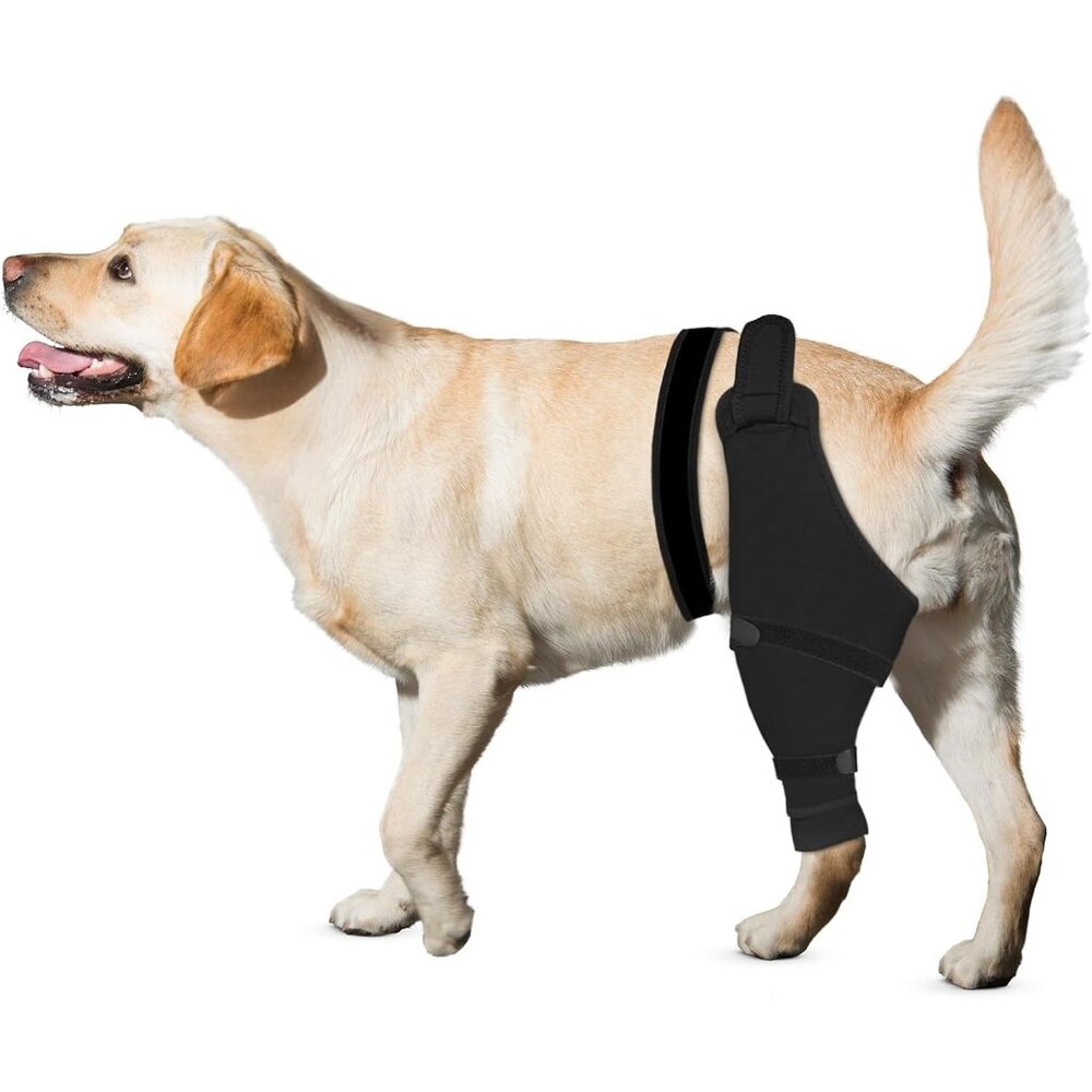 Dog Rear Leg Recovery Sleeve - ACL TPLO Surgery Wrap - Anti-Lick Cone Alternativ